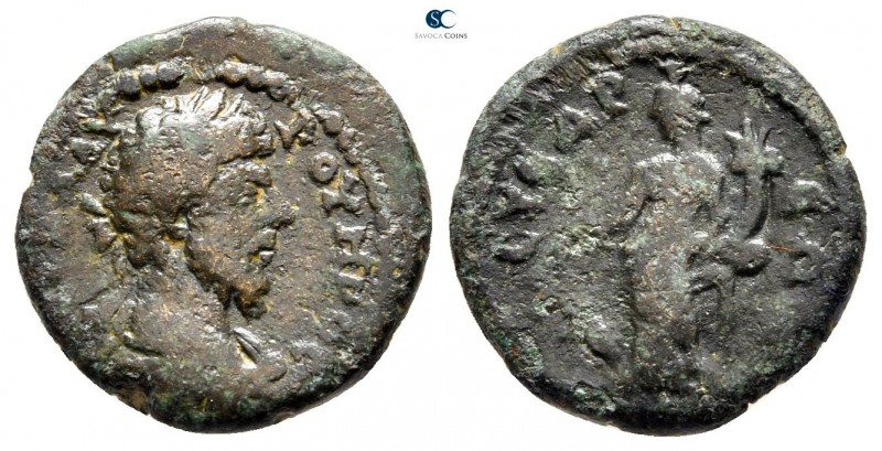 Cilicia. Syedra. Lucius Verus AD 161-169. 
Bronze Æ

18 mm., 3,83 g.



n...