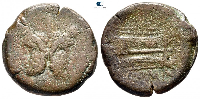 Anonymous circa 200-100 BC. Rome
As Æ

32 mm., 23,13 g.



nearly very fi...