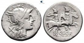 C. Scribonius 154 BC. Rome. Denarius AR