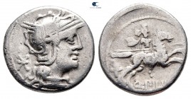 Q. Marcius Pilipus 129 BC. Rome. Denarius AR