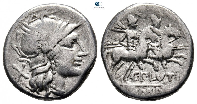 C. Plutius 121 BC. Rome
Denarius AR

19 mm., 3,83 g.



very fine