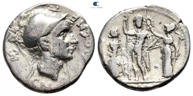 Cn. Blasio Cn.f 112-111 BC. Rome
Denarius AR

19 mm., 3,86 g.



very fin...