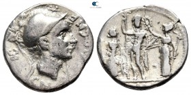 Cn. Blasio Cn.f 112-111 BC. Rome. Denarius AR
