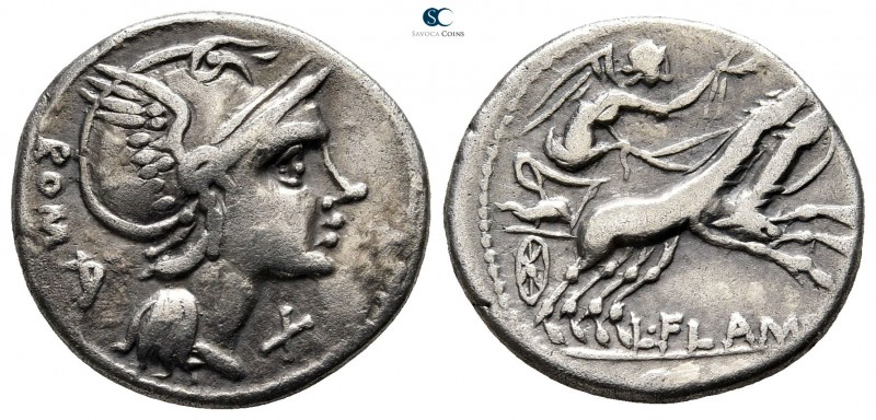 L. Flaminius Chilo 109-108 BC. Rome
Denarius AR

20 mm., 3,85 g.



very ...