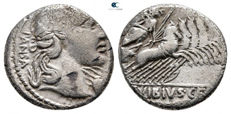 C. Vibius C.f. Pansa. 90 BC. Rome
Denarius AR

18 mm., 3,77 g.



very fi...