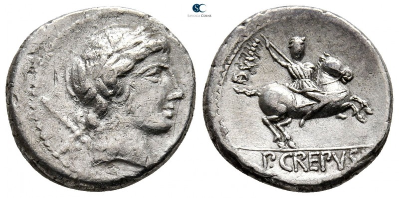 Pub. Crepusius 82 BC. Rome
Denarius AR

18 mm., 3,37 g.



very fine