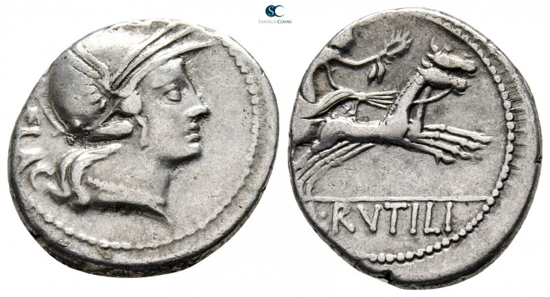 L. Rutilius Flaccus 77 BC. Rome
Denarius AR

20 mm., 3,85 g.



very fine