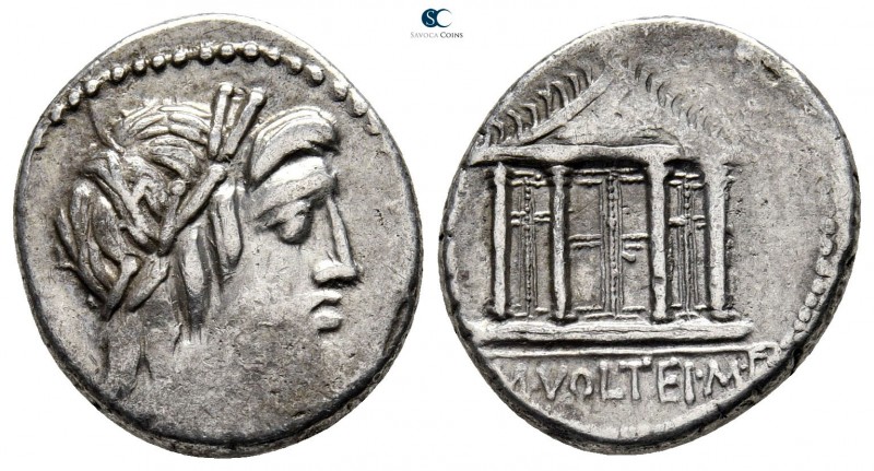 M. Volteius M. f. 75 BC. Rome
Denarius AR

18 mm., 3,83 g.



very fine