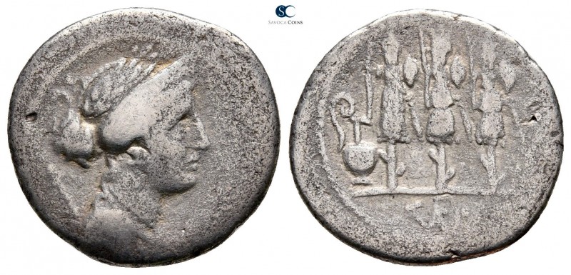 Faustus Cornelius Sulla 56 BC. Rome
Denarius AR

20 mm., 2,92 g.



very ...