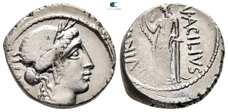 Man. Acilius Glabrio 49 BC. Rome
Denarius AR

19 mm., 4,05 g.



very fin...