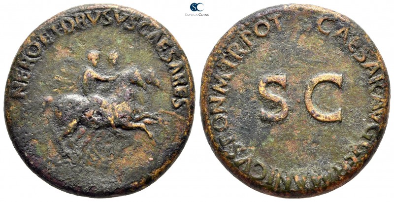 Nero and Drusus AD 39-40. Died 31 and 33 AD respectively. Rome
Dupondius Æ

2...