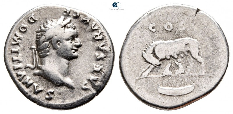 Domitian as Caesar AD 69-81. Rome
Denarius AR

20 mm., 3,07 g.



very fi...