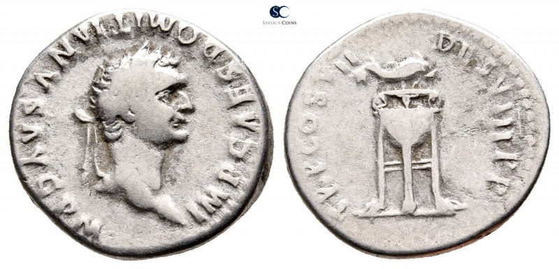 Domitian as Caesar AD 69-81. Rome
Denarius AR

19 mm., 3,35 g.



very fi...