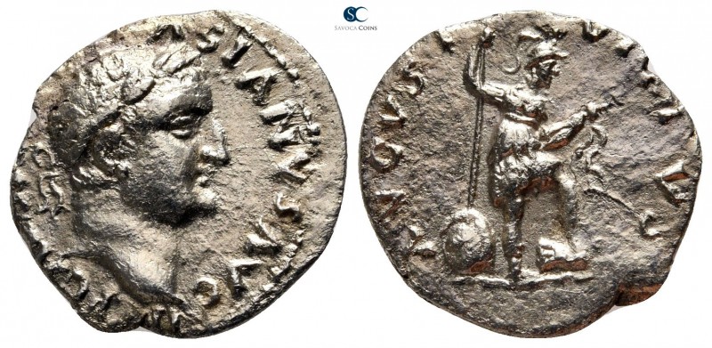 Vespasian AD 69-79. Antioch
Denarius AR

19 mm., 2,74 g.



very fine
