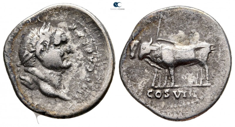 Vespasian AD 69-79. Rome
Denarius AR

20 mm., 2,66 g.



nearly very fine
