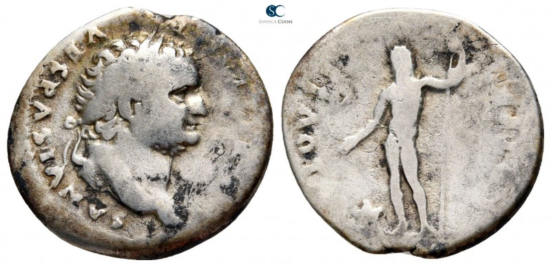 Vespasian AD 69-79. Rome
Denarius AR

20 mm., 2,92 g.



nearly very fine