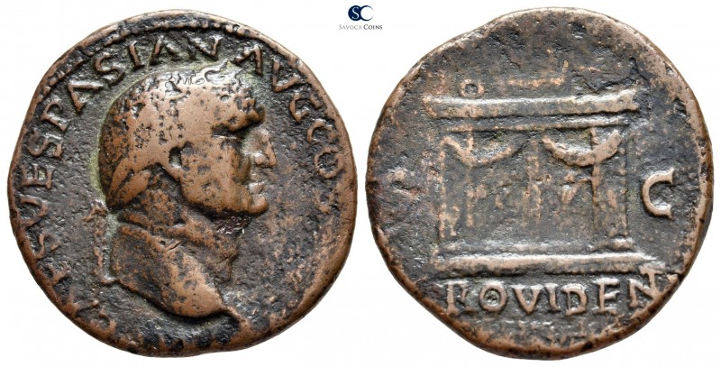 Vespasian AD 69-79. Rome
As Æ

28 mm., 8,39 g.



nearly very fine