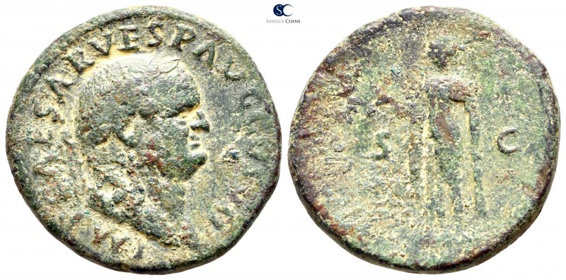 Vespasian AD 69-79. Rome
As Æ

28 mm., 10,51 g.



nearly very fine