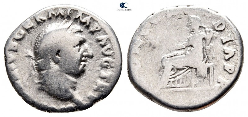 Vitellius AD 69-69. Rome
Denarius AR

19 mm., 3,04 g.



nearly very fine