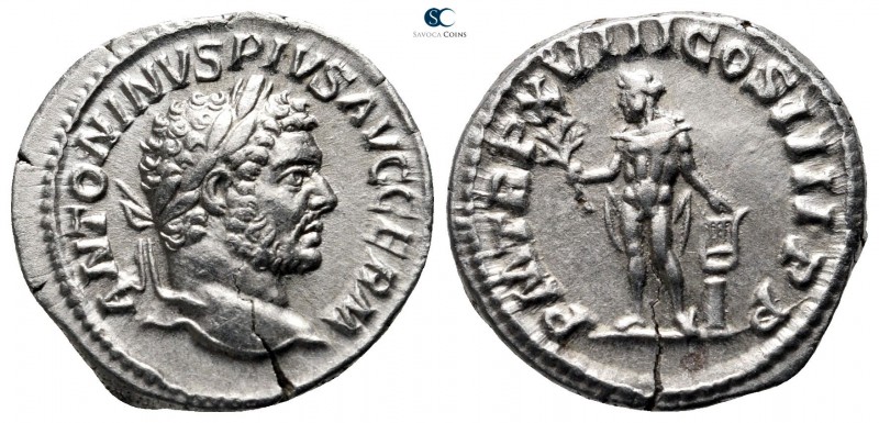 Caracalla AD 198-217. Rome
Denarius AR

17 mm., 3,17 g.



good very fine