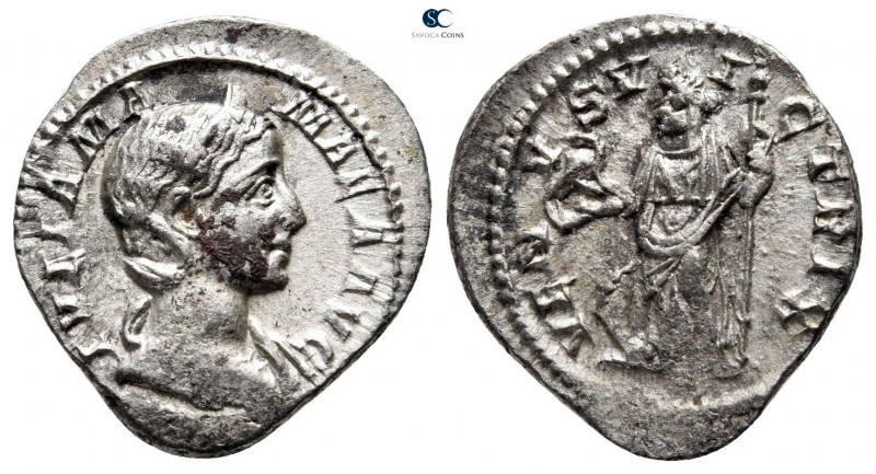 Julia Mamaea AD 225-235. Rome
Denarius AR

20 mm., 2,54 g.



very fine