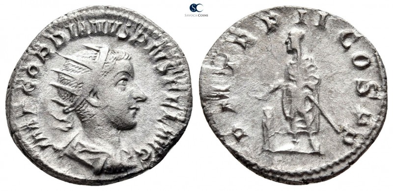 Gordian III AD 238-244. Rome
Antoninianus AR

23 mm., 3,04 g.



very fin...