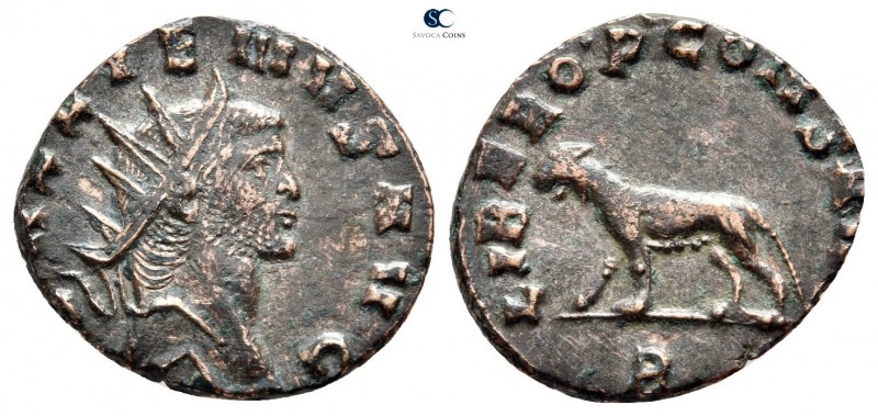 Gallienus AD 253-268. Rome
Antoninianus Billon

20 mm., 2,52 g.



very f...