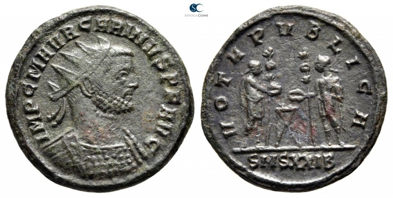 Carinus AD 283-285. Siscia
Antoninianus Æ

21 mm., 4,17 g.



very fine