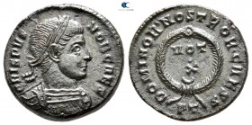 Crispus, as Caesar AD 316-326. Treveri. Follis Æ