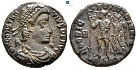 Constantius II AD 337-361. Siscia. Follis Æ