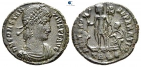 Constantius II AD 337-361. Thessaloniki. Follis Æ