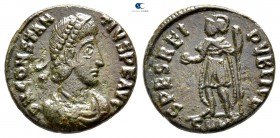 Constantius II AD 337-361. Uncertain mint. Follis Æ