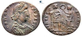 Honorius AD 393-423. Nicomedia. Follis Æ