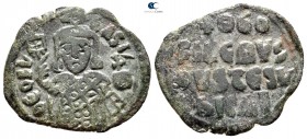 Theophilus AD 829-842. Constantinople. Anonymous follis Æ