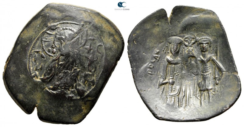 Theodore Comnenus-Ducas AD 1225-1230. Thessalonica
Trachy Æ

30 mm., 4,16 g....