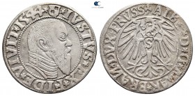Germany. Preußen. Köningsberg. Albrecht AD 1525-1569. Groschen AR 1544