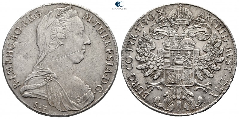 Austria. Wien (Vienna). Maria Theresia AD 1740-1780.
Taler AR 1780 X

40 mm.,...