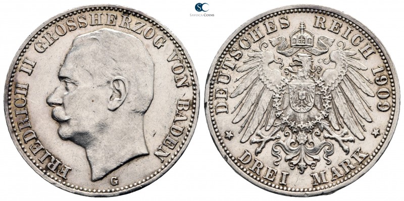 Germany. Baden. Friedrich II AD 1760-1785.
3 Mark 1909

34 mm., 16,72 g.

...
