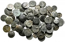 Lot of ca. 70 greek bronze coins / SOLD AS SEEN, NO RETURN!very fine