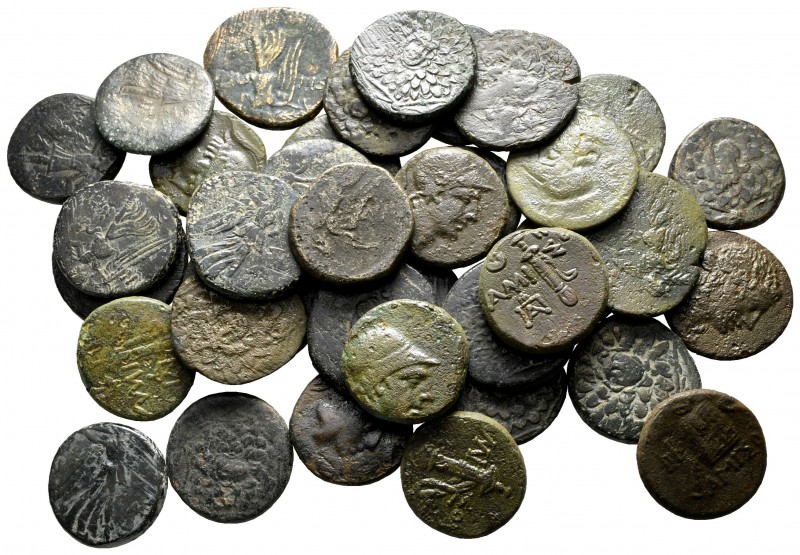 Lot of ca. 37 greek bronze coins / SOLD AS SEEN, NO RETURN!

very fine