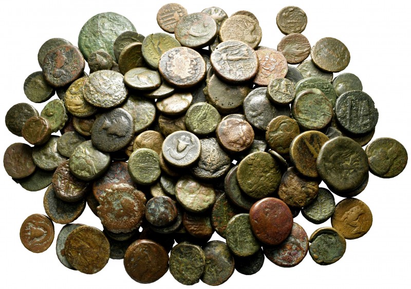 Lot of ca. 140 greek bronze coins / SOLD AS SEEN, NO RETURN!

fine