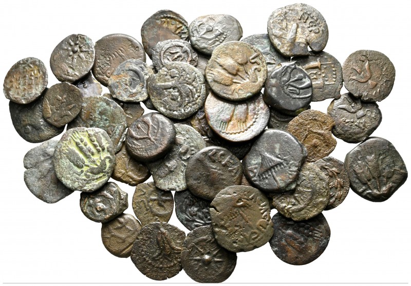 Lot of ca. 50 roman provincial bronze coins / SOLD AS SEEN, NO RETURN!

very f...