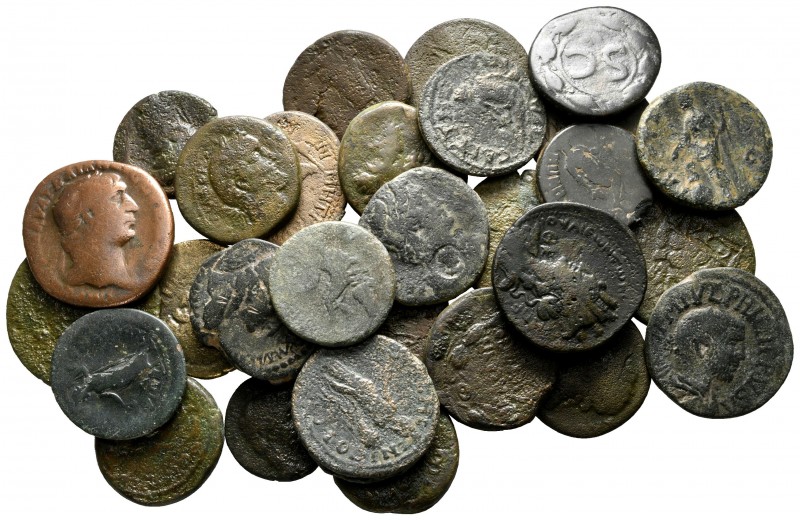 Lot of ca. 30 roman provincial bronze coins / SOLD AS SEEN, NO RETURN!

nearly...