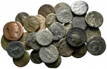 Lot of ca. 30 roman provincial bronze coins / SOLD AS SEEN, NO RETURN!nearly very fine