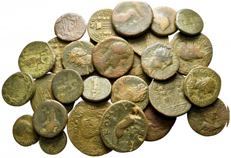 Lot of ca. 29 roman provincial bronze coins / SOLD AS SEEN, NO RETURN!

fine