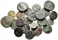 Lot of ca. 22 roman provincial bronze coins / SOLD AS SEEN, NO RETURN!nearly very fine