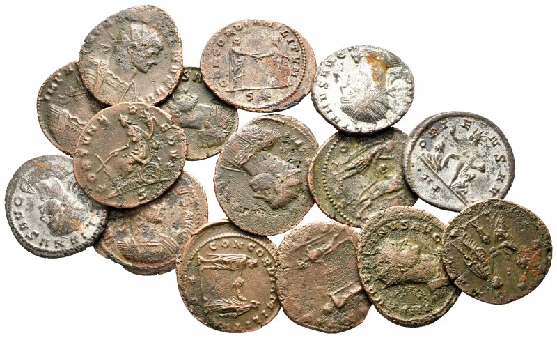 Lot of ca. 15 roman imperial coins / SOLD AS SEEN, NO RETURN!

very fine