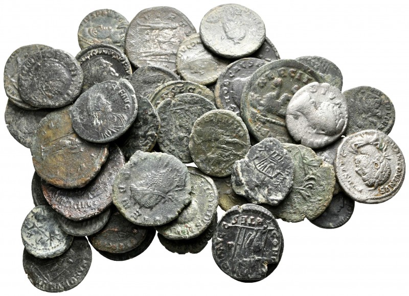 Lot of ca. 45 roman imperial coins / SOLD AS SEEN, NO RETURN!

nearly very fin...