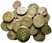 Lot of ca. 24 byzantine bronze coins / SOLD AS SEEN, NO RETURN!nearly very fine