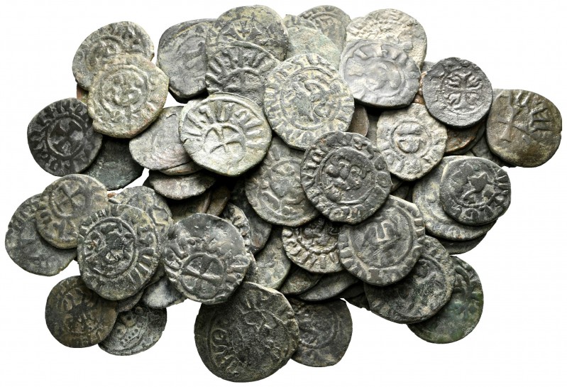 Lot of ca. 70 medieval bronze coins / SOLD AS SEEN, NO RETURN!

very fine